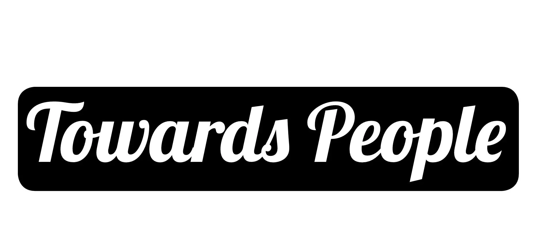 Towards People Logo With White Surround